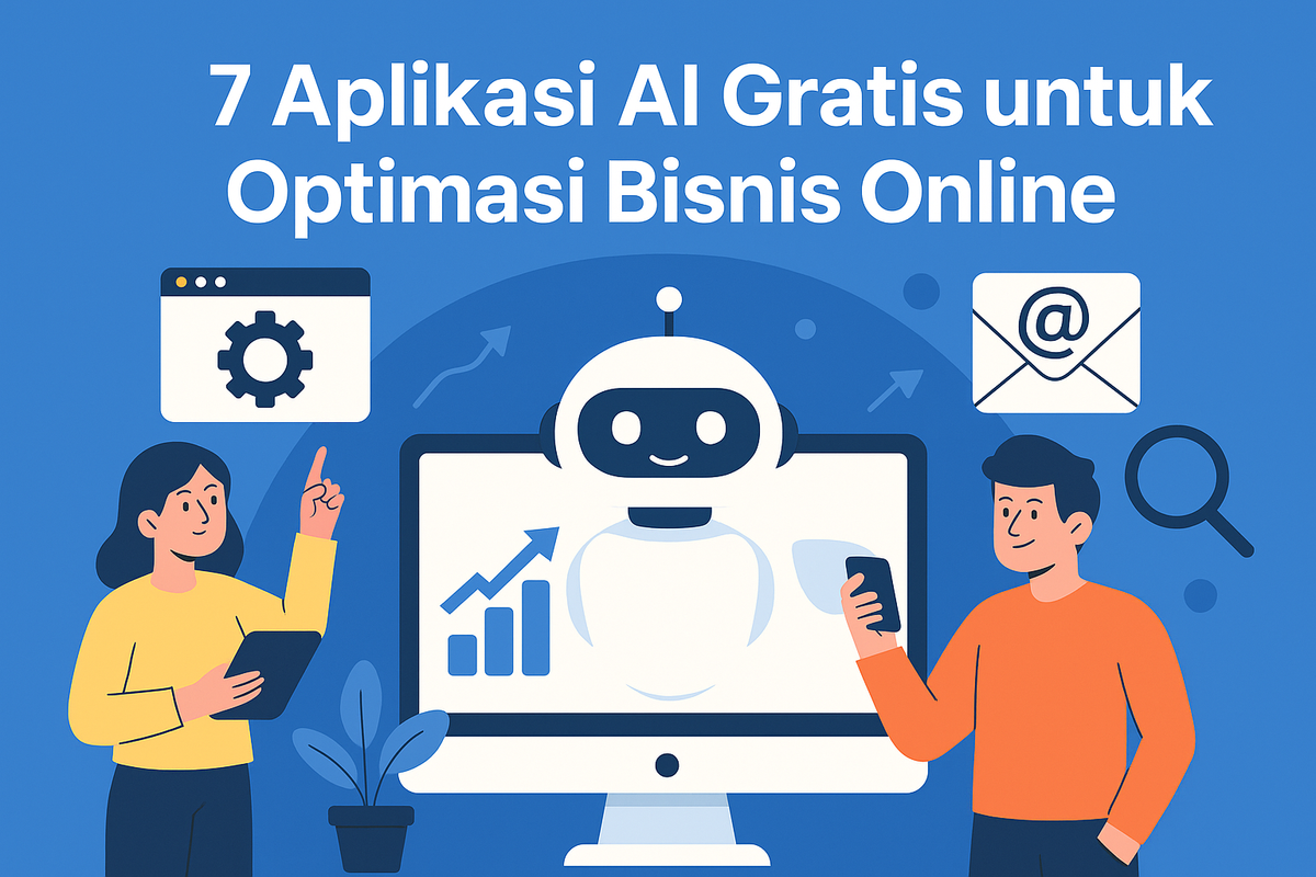 7 Aplikasi AI Gratis untuk Optimasi Bisnis Online