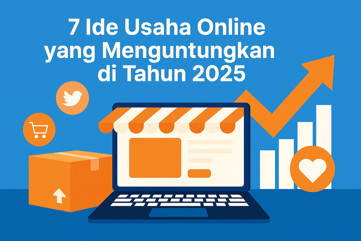 7 Ide Usaha Online yang Menguntungkan di Tahun 2025