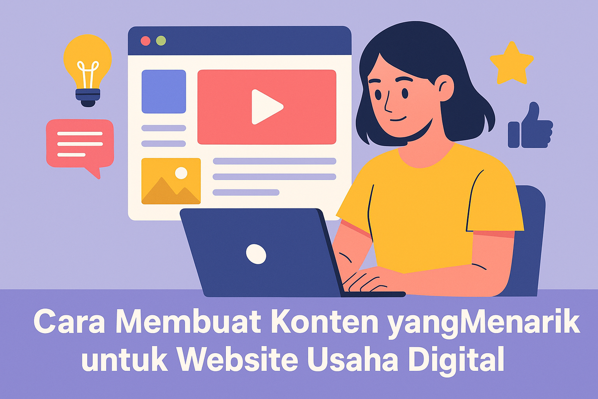 Cara Membuat Konten yang Menarik untuk Website Usaha Digital